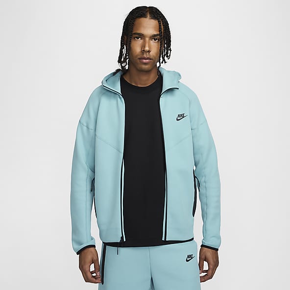 Blue nike fleece jacket on sale